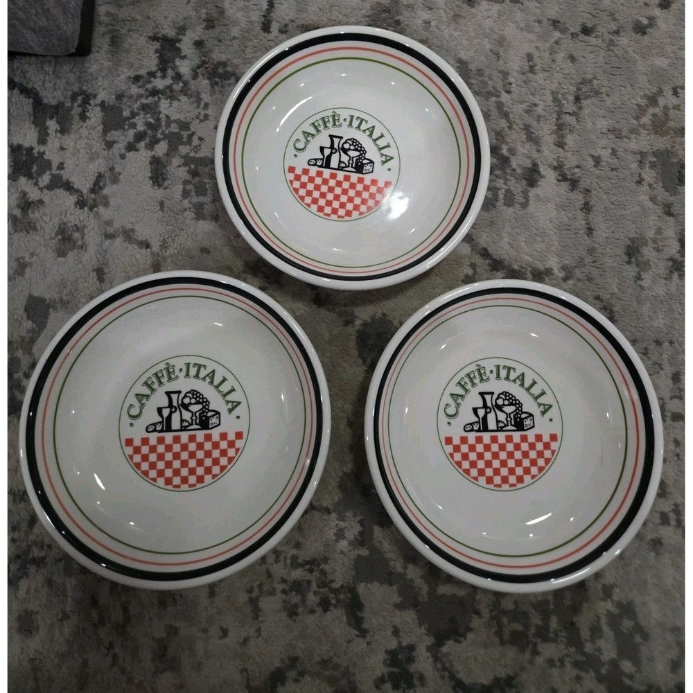Vintage Himark Caffe Italia-Made in Italy -Pasta/Salad Bowls-Set of 3